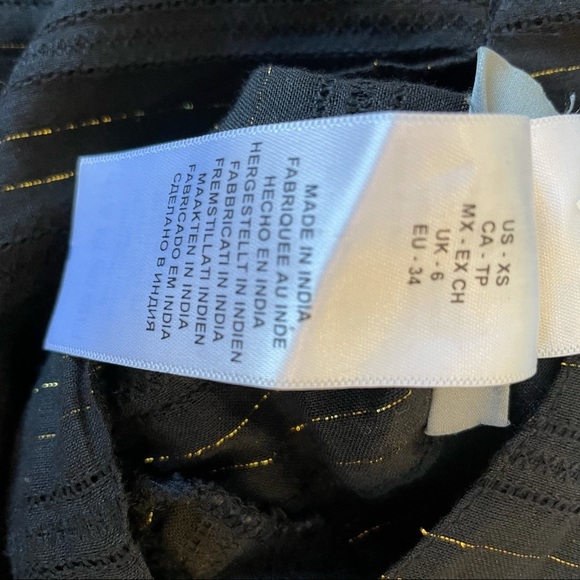 NWT La Blanca Black Cut out Front Tie Dress in XS - Picture 10 of 11